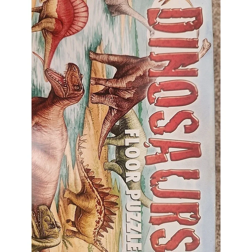 Melissa & Doug Extra Large Floor Puzzle 48 Jumbo Size Pieces Dinosaurs 2'x3'